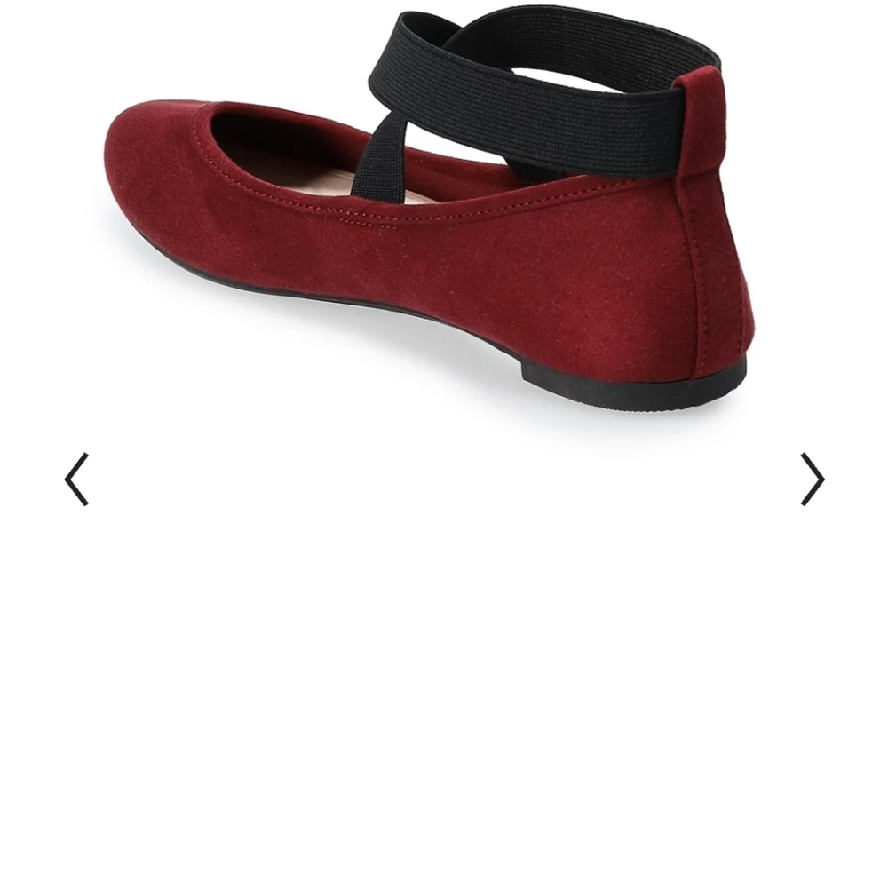 SO Seadragon Women's Flats. Burgundy. Wine. Ballerina Flats. Fancy. Girly - Picture 2 of 9